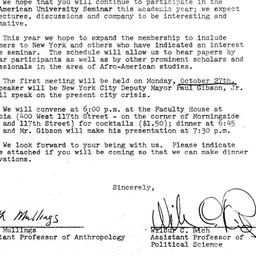 Announcements, 1975-10-07. ...