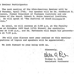 Announcements, 1976-04-08. ...