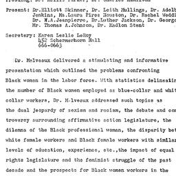 Minutes, 1980-11-25. Africa...