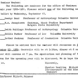 Announcements, 1980-09-17. ...