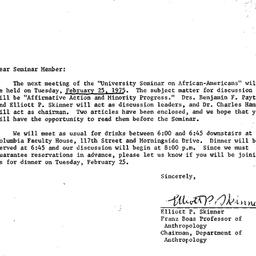 Announcements, 1975-02-04. ...