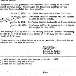 Announcements, 1983-02-16. ...