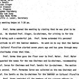 Minutes, 1979-05-22. Cultur...