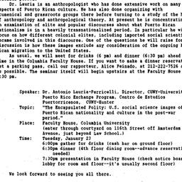 Announcements, 1990-01-23. ...