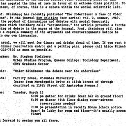 Announcements, 1990-03-13. ...