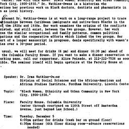 Announcements, 1989-12-05. ...