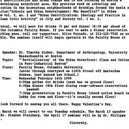 Announcements, 1990-02-14. ...