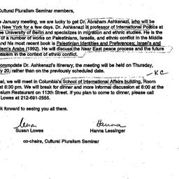 Announcements, 1994-01-20. ...