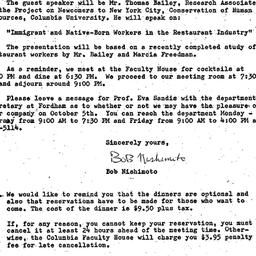 Announcements, 1981-09-21. ...