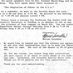 Announcements, 1982-02-25. ...