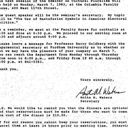 Announcements, 1982-02-19. ...