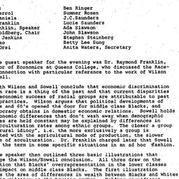 Minutes, 1981-10-04. Cultur...