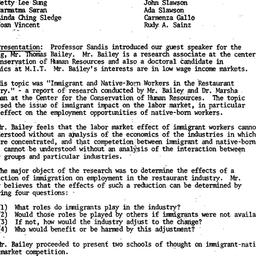 Minutes, 1981-10-05. Cultur...