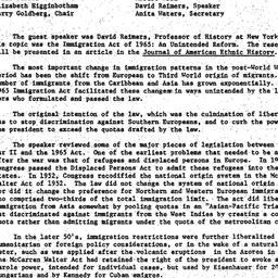 Minutes, 1982-02-07. Cultur...