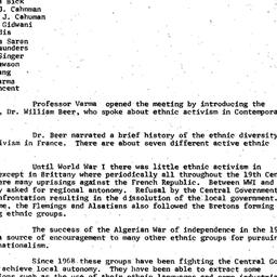 Minutes, 1977-01-25. Cultur...