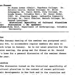 Minutes, 1995-02-06. Cultur...