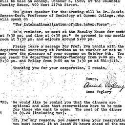 Announcements, 1980-09-24. ...