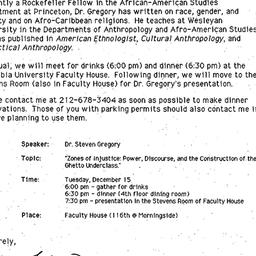 Announcements, 1992-12-15. ...