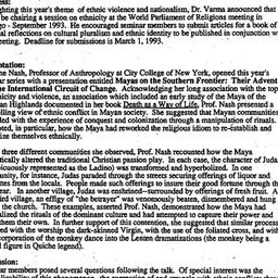 Minutes, 1992-10-13. Cultur...
