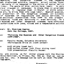 Announcements, 1989-05-09. ...