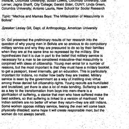 Minutes, 1996-05-07. Cultur...