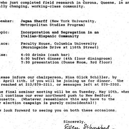 Announcements, 1987-04-12. ...