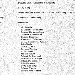Minutes, 1972-03-09. Cultur...