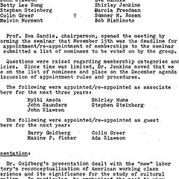 Minutes, 1979-11-10. Cultur...