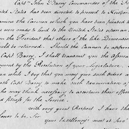 [Document, 1798 April 18]