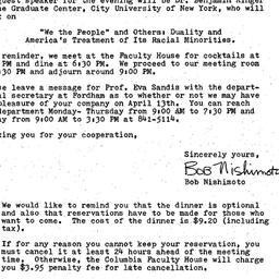 Announcements, 1980-03-25. ...