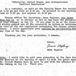 Announcements, 1980-04-30. ...