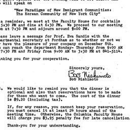 Announcements, 1979-11-25. ...
