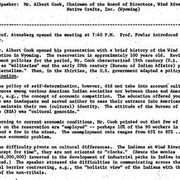 Minutes, 1973-02-15. Cultur...