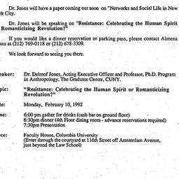 Announcements, 1991-02-10. ...