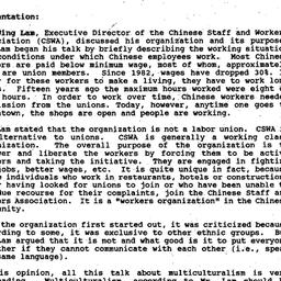 Minutes, 1992-03-09. Cultur...