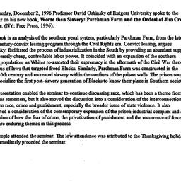 Minutes, 1996-12-05. Cultur...