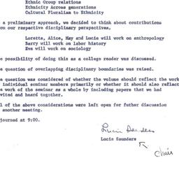 Minutes, 1985-11-04. Cultur...