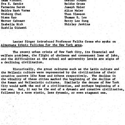 Minutes, 1977-11-14. Cultur...