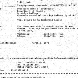 Announcements, 1978-02-06. ...