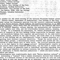 Minutes, 1985-02-04. Cultur...