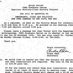 Announcements, 1984-10-15. ...