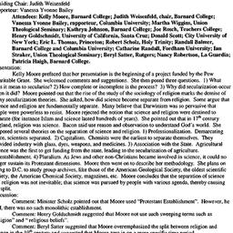 Minutes, 1999-01-25. Religi...