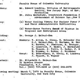 Minutes, 1979-02-14. Pollut...