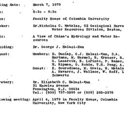 Minutes, 1979-03-07. Pollut...