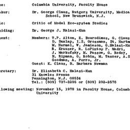 Minutes, 1978-10-18. Pollut...