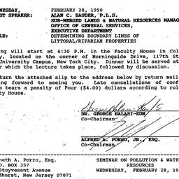 Announcements, 1990-02-28. ...