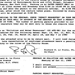 Announcements, 1989-09-12. ...
