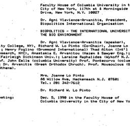 Minutes, 1990-11-14. Pollut...