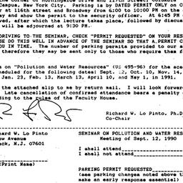 Announcements, 1991-08-21. ...