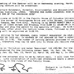 Announcements, 1991-02-13. ...